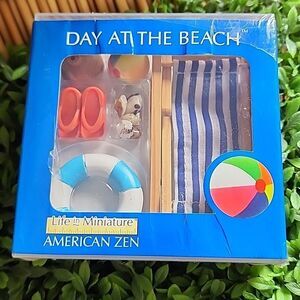 Day At The Beach Desk Top Miniature